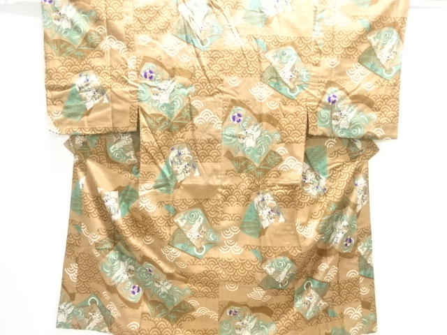 SALE!! JAPANESE KIMONO / ANTIQUE MENS JUBAN / SILK / DRAGON