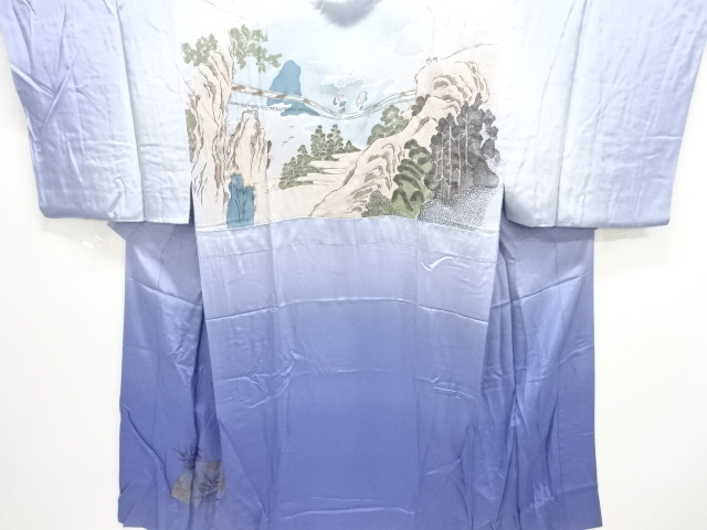 SALE!! JAPANESE KIMONO / ANTIQUE HITOE MENS JUBAN / SILK / BRIDGE