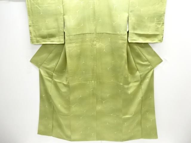 SALE!! JAPANESE KIMONO / KOMON / UNUSED / KIKKO PATTERN