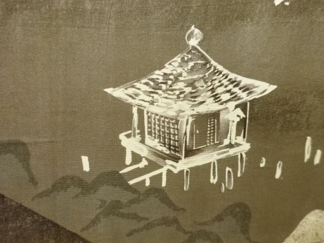 SALE!! JAPANESE KIMONO / ANTIQUE MENS JUBAN / SILK / UKIMIDO HALL