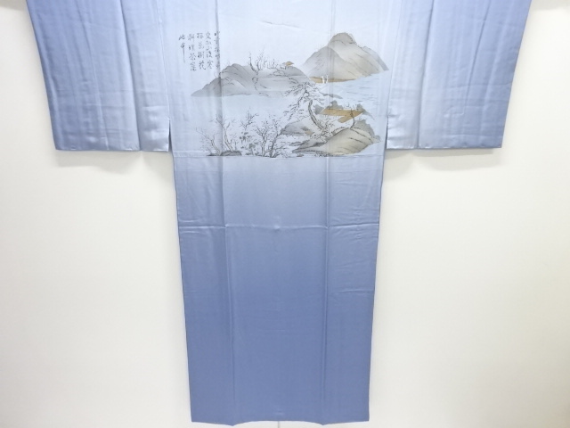 SALE!! JAPANESE MENS JUBAN / UNUSED / SCENERY