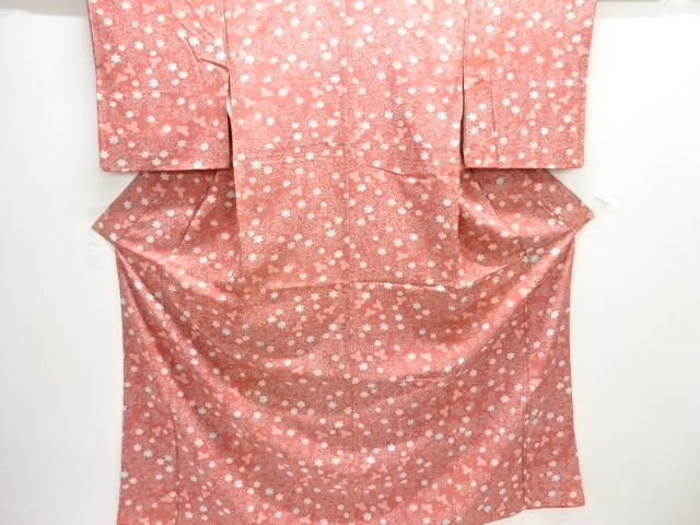 SALE!! JAPANESE KIMONO / KOMON / FLORAL PLANTS