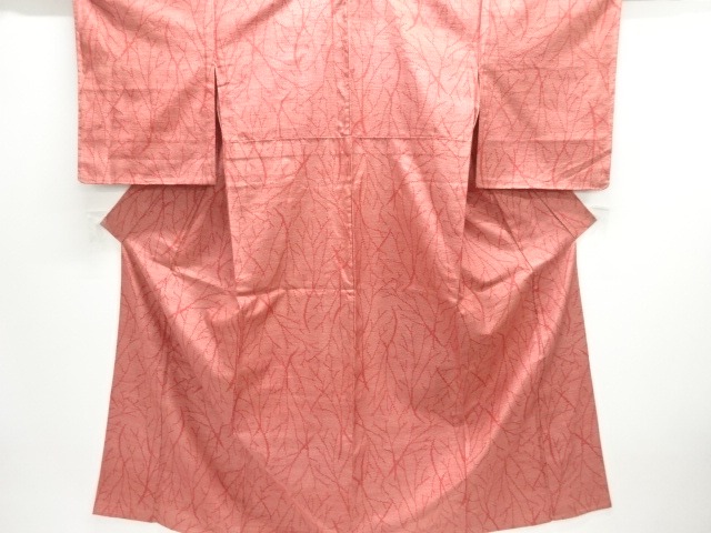 SALE!! JAPANESE KIMONO / HITOE / TOKAMACHI TSUMUGI / UNUSED / WOVEN TREES