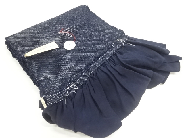 SALE!! JAPANESE HEKO OBI / FOR MEN / UNUSED / ALL SHIBORI