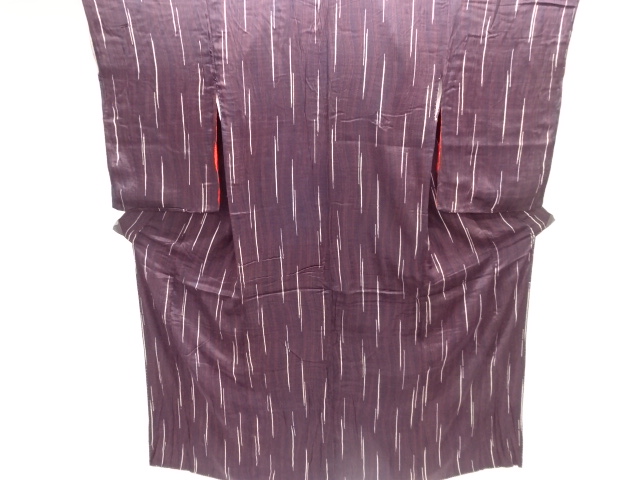 SALE!! JAPANESE KIMONO / ANTIQUE KIMONO / SILK / KINSHA / STRIPE