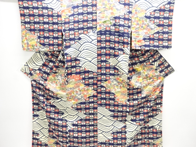 SALE!! JAPANESE KIMONO / KOMON / CAMELLIA