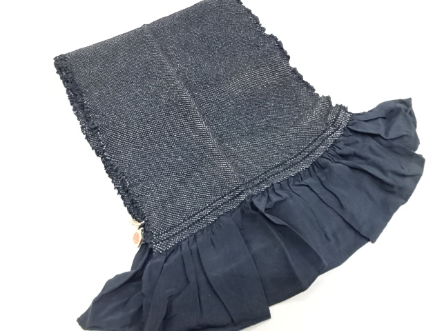 SALE!! JAPANESE KIMONO / VINTAGE MENS HEKO OBI / SILK / ALL SHIBORI