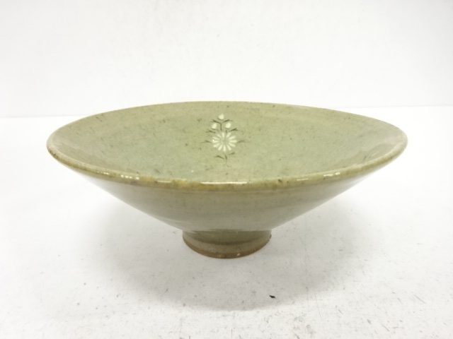 SALE!! JAPANESE TEA CEREMONY / TEA BOWL CHAWAN / KOREAN STYLE / CELADON GLAZE
