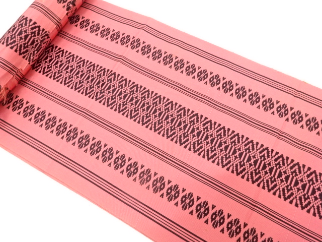 SALE!! JAPANESE KIMONO / ANTIQUE BOLT FOR NAGOYA OBI / SILK / CHIKUZEN HAKATA 