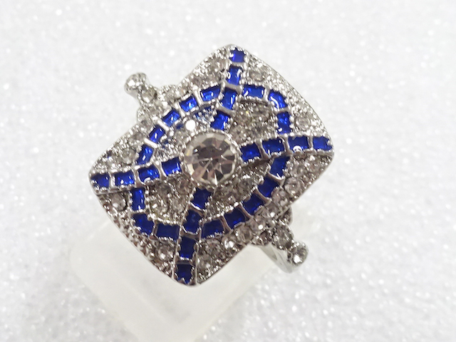 SALE!! CRYSTAL FASHION RING / JP SIZE 18