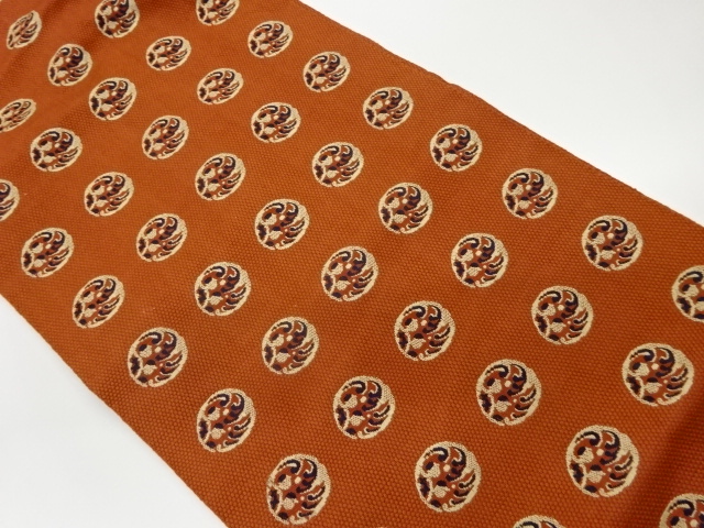 SALE!! JAPANESE KIMONO / VINTAGE NAGOYA OBI / WOVEN ABSTRACT PATTERN