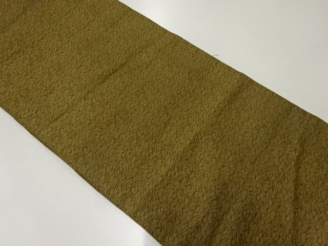 アンティーク　草葉模様織出し丸帯（材料）