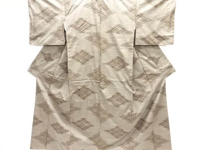 SALE!! JAPANESE KIMONO / SILK / DORO OSHIMA TSUMUGI / WOVEN MATSUKAWABISHI