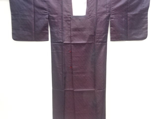 SALE!! JAPANESE KIMONO / RAINCOAT / SILK / WOVEN ABSTRACT PATTERN