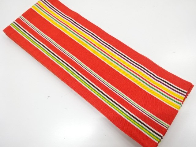 SALE!! JAPANESE HANHABA OBI / WOVEN STRIPE