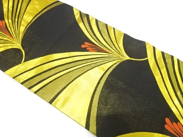 SALE!! All-through pouch obi with woven wakamatsu pattern