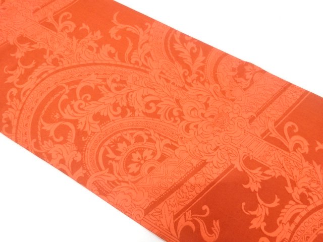 SALE!! JAPANESE FUKURO OBI / WOVEN FLORAL SARASA