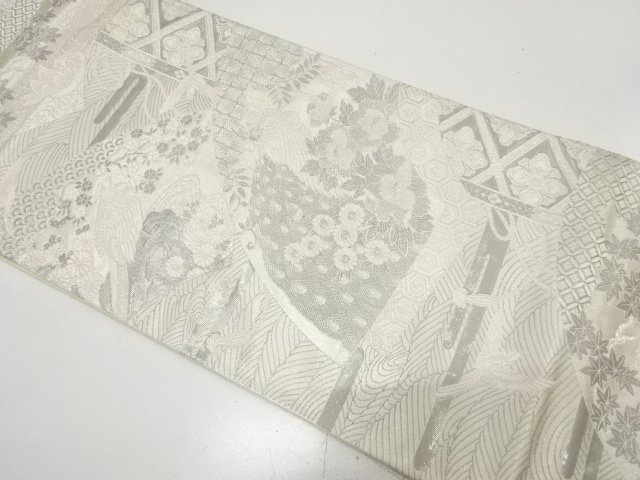 SALE!! JAPANESE FUKURO OBI / WOVEN JIGAMI PATTERN