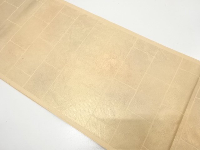 SALE!! JAPANESE FUKURO OBI / WOVEN BRICK PATTERN