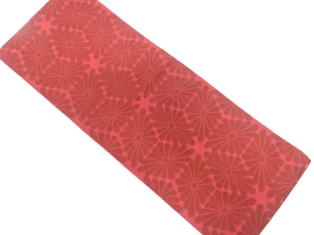 SALE!! JAPANESE KIMONO / YUKATA OBI / WOVEN KIKU & RHOMBUS