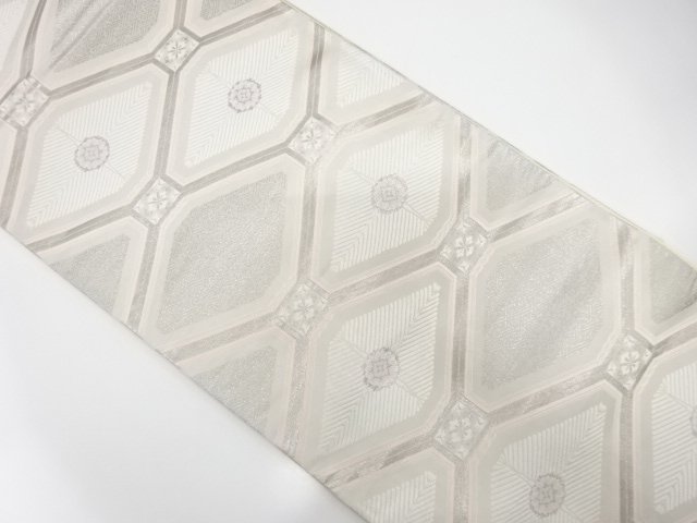 SALE!! JAPANESE FUKURO OBI / WOVEN DIAGONAL GRID