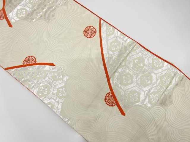 SALE!! JAPANESE FUKURO OBI / WOVEN KIKU
