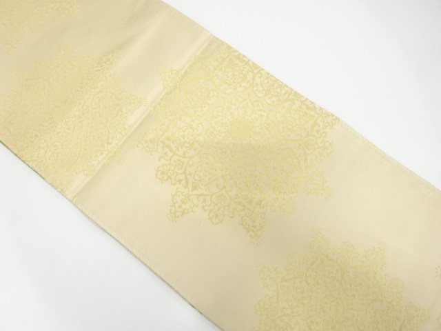SALE!! JAPANESE FUKURO OBI / REVERSIBLE / WOVEN FLOWER CREST