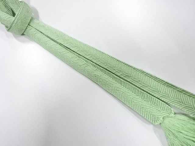 SALE!! JAPANESE KIMONO / HAND-TIED OBIJIME