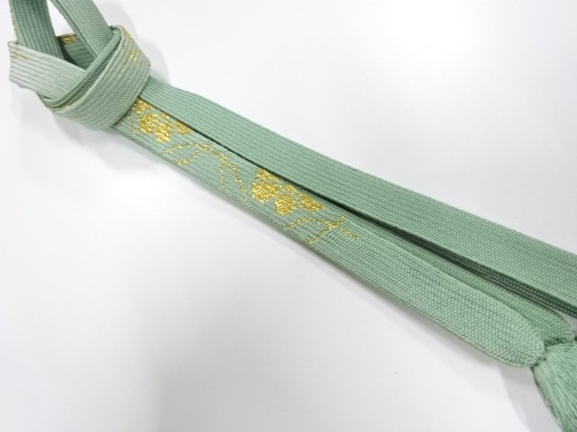 SALE!! JAPANESE KIMONO / HAND-TIED OBIJIME