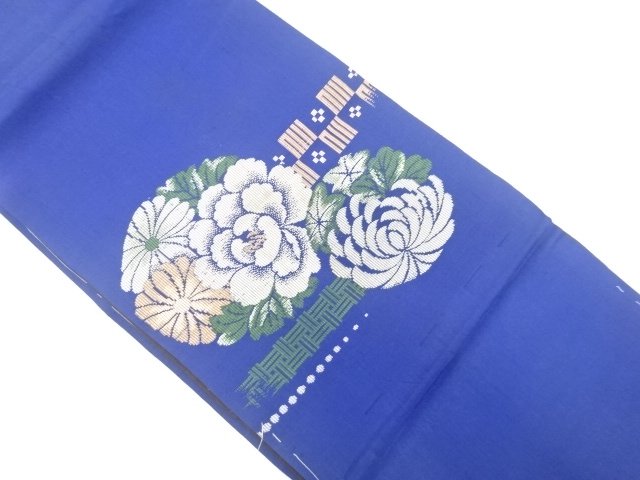 SALE!! JAPANESE KIMONO / ANTIQUE ROUND PATTERN / WOVEN FLORAL PATTERN CHUYA O