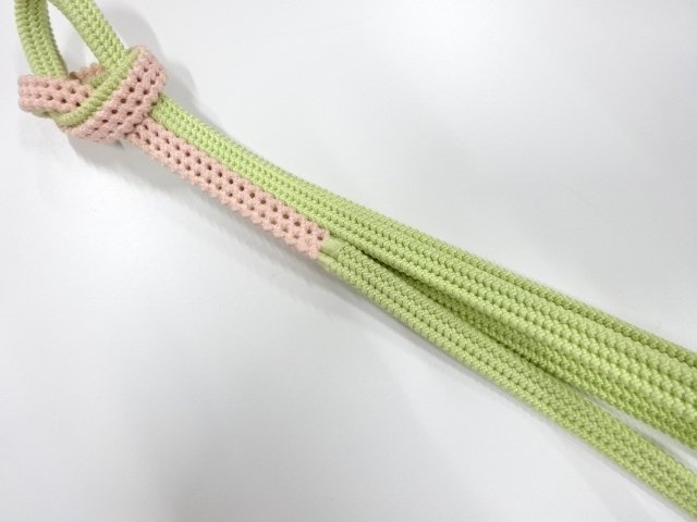 SALE!! JAPANESE KIMONO / HAND-TIED OBIJIME