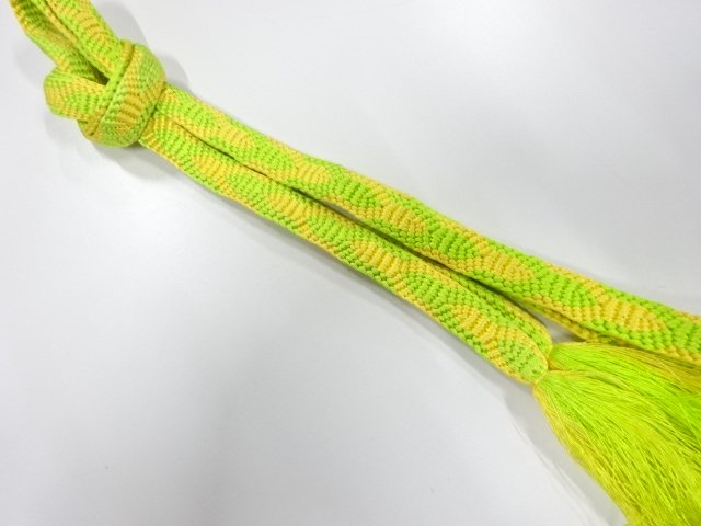 SALE!! JAPANESE KIMONO / HAND-TIED OBIJIME