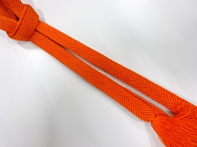 SALE!! JAPANESE KIMONO / HAND-TIED OBIJIME