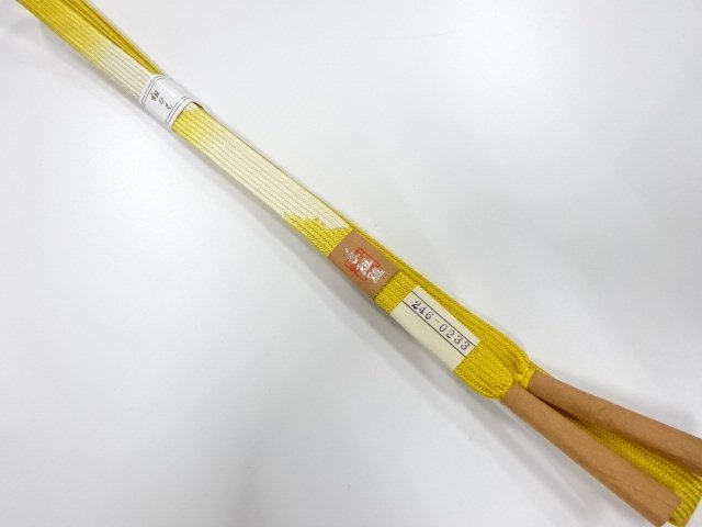 SALE!! JAPANESE KIMONO / UNUSED KOREI HAND-TIED OBIJIME