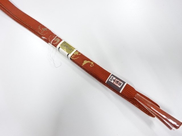 SALE!! JAPANESE KIMONO / UNUSED KOREI HAND-TIED OBIJIME