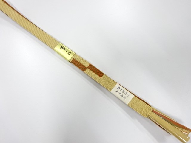 SALE!! JAPANESE KIMONO / UNUSED KOREI HAND-TIED OBIJIME