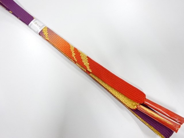SALE!! JAPANESE KIMONO / UNUSED KOREI HAND-TIED OBIJIME
