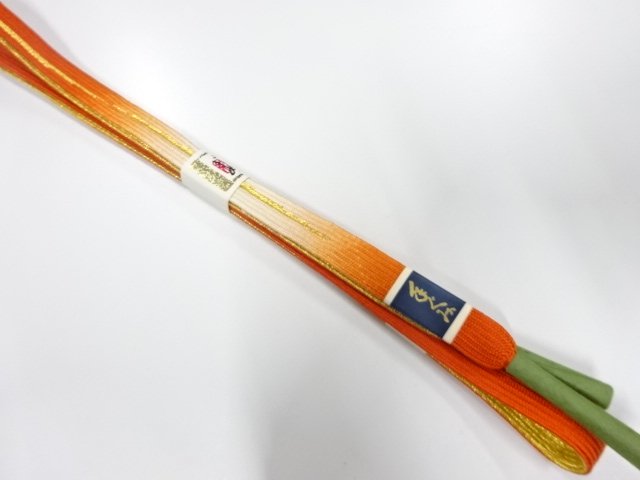SALE!! JAPANESE KIMONO / UNUSED KOREI HAND-TIED OBIJIME