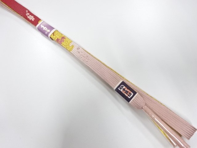 SALE!! JAPANESE KIMONO / UNUSED KOREI HAND-TIED OBIJIME