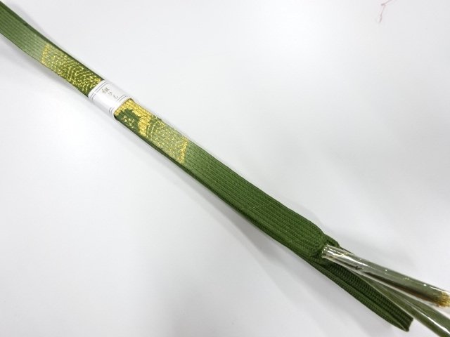 SALE!! JAPANESE KIMONO / UNUSED KOREI HAND-TIED OBIJIME