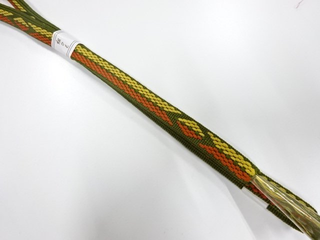 SALE!! JAPANESE KIMONO / UNUSED KOREI HAND-TIED OBIJIME