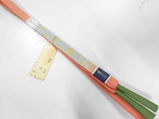 SALE!! JAPANESE KIMONO / UNUSED KOREI HAND-TIED OBIJIME