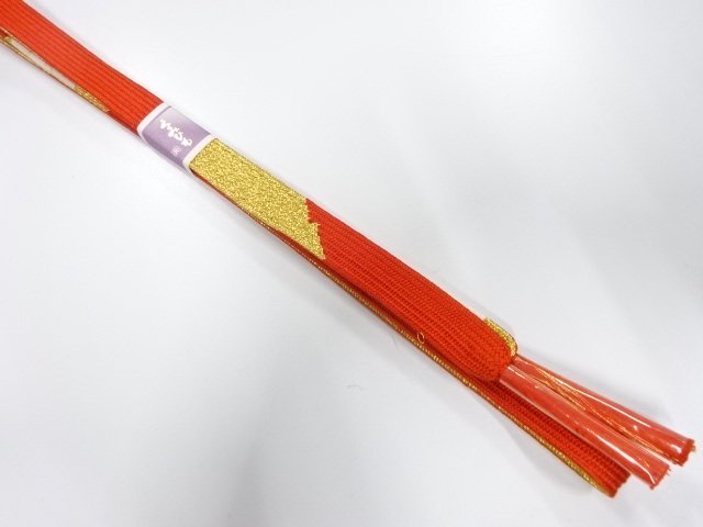 SALE!! JAPANESE KIMONO / UNUSED KOREI HAND-TIED OBIJIME