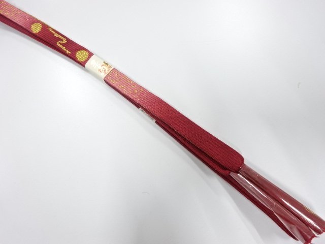 SALE!! JAPANESE KIMONO / UNUSED KOREI HAND-TIED OBIJIME