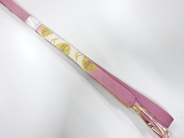 SALE!! JAPANESE KIMONO / UNUSED KOREI HAND-TIED OBIJIME