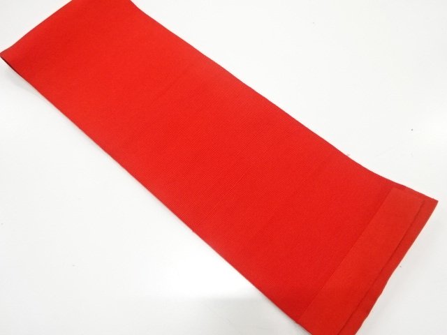 SALE!! JAPANESE KIMONO / CHIKUZEN HAKATA PLAIN SINGLE HANHABA OBI