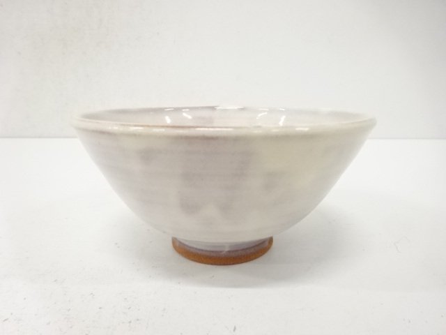 SALE!! JAPANESE COLLECTIBLE / HAGI WARE / WHITE GLAZE / TEA BOWL