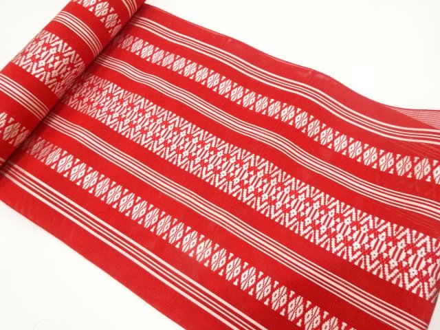 SALE!! JAPANESE KIMONO / ANTIQUE KIMONO FOR SUMMER CHIKUZEN HAKATA NAGOYA OBI