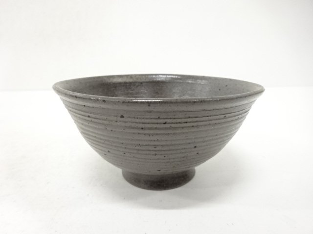 SALE!! JAPANESE TEA CEREMONY / TEA BOWL CHAWAN / ASH GLAZE / ARTISAN WORK 