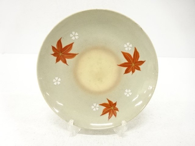 SALE!! JAPANESE COLLECTIBLE / SWEETS PLATE / ARTISTS PIECE / COLORED OVERGLAZ